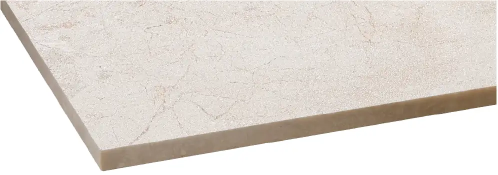 Leathered stone finish showing a textured satin natural stone surface with subtle relief and reduced reflectivity.